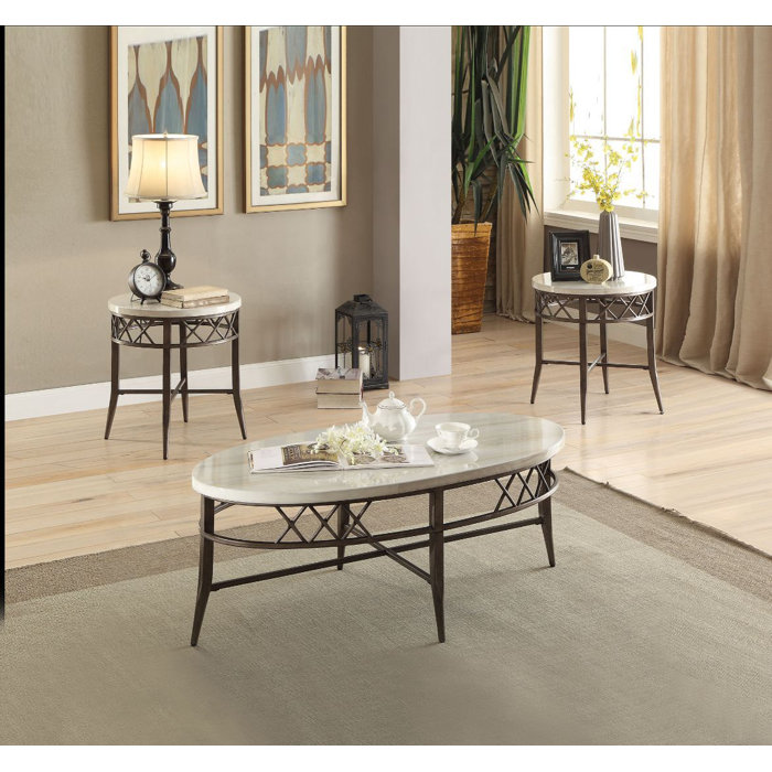 Red Barrel Studio® Annalyne 3 Piece Coffee Table Set Wayfair